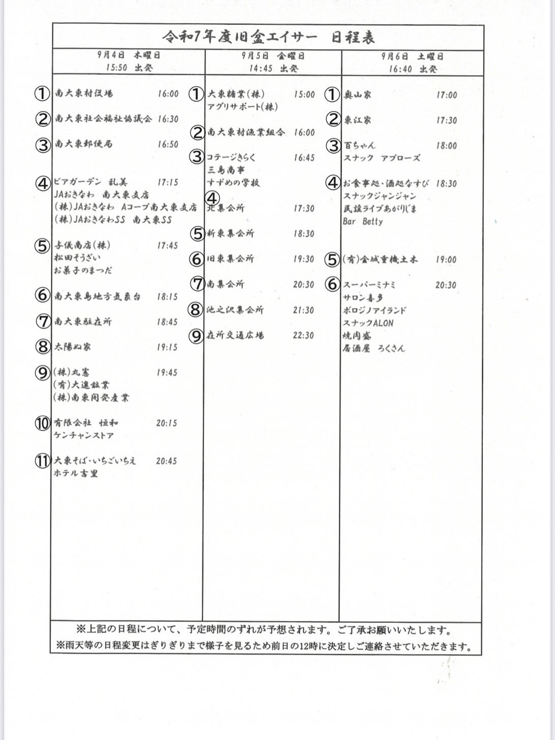 南大東村青年連合会　道ジュネーの画像